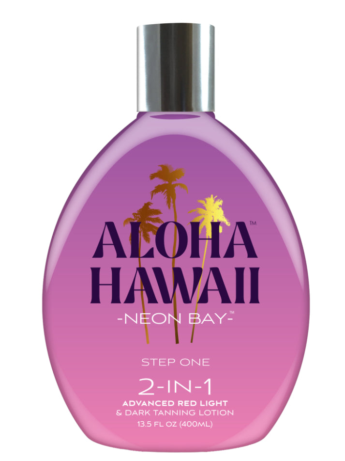 Tan Incorporated Aloha Hawaii Neon Bay