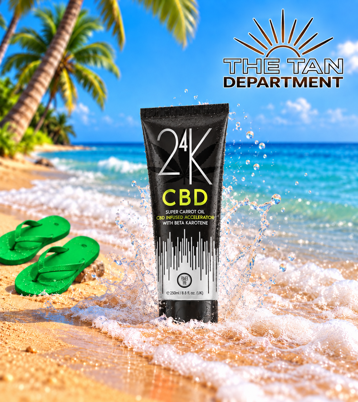 Power Tan 24k CBD Supper Carrot Oil Accelerator 250ml