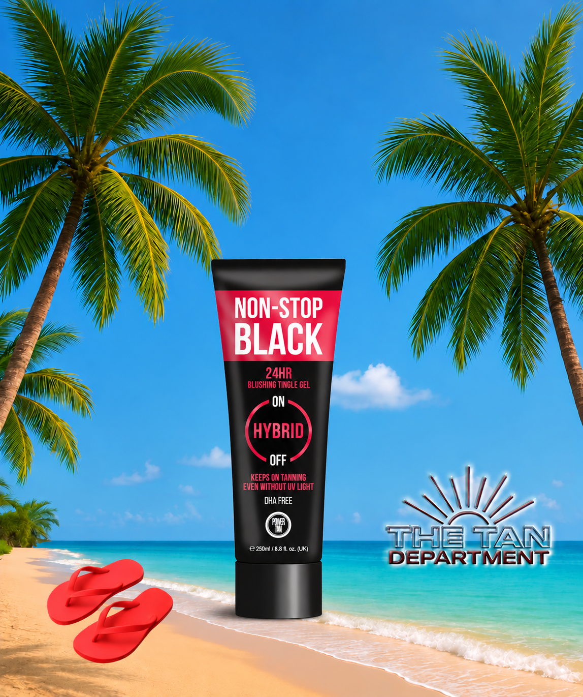 Power Tan Non-Stop Black Hybrid Tingle Gelee