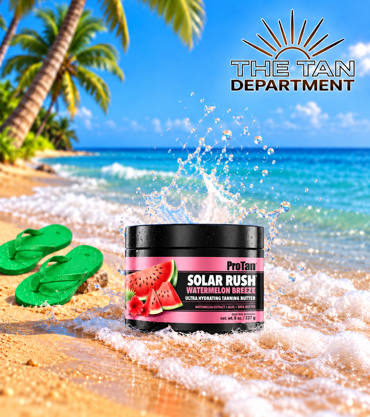 Pro Tan Solar Rush Watermelon Breeze Tanning Butter 227g
